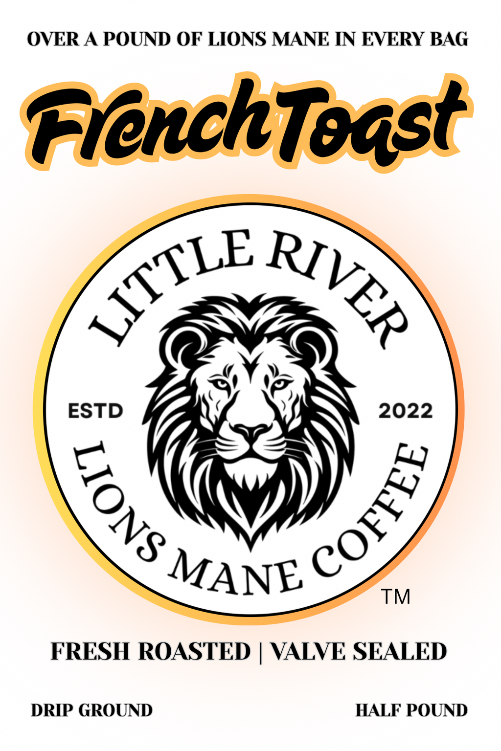 French Toast Lion's Mane Mushroom Coffee