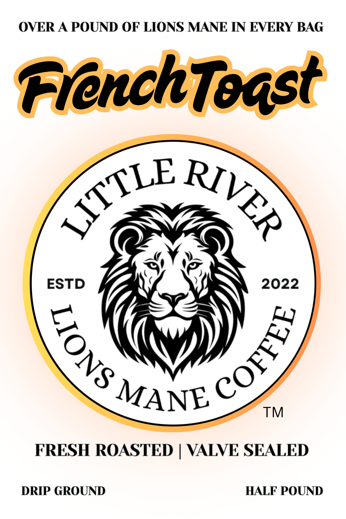 French Toast Lion's Mane Mushroom Coffee
